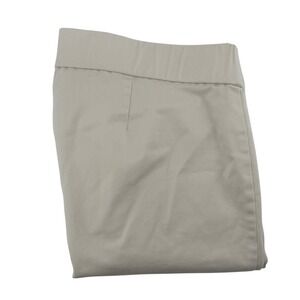 Eileen Fisher Organic Cotton Blend Pull‎ On Crop Pants Trousers Womens Large